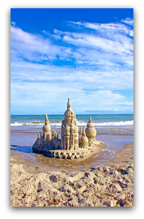Image result for tall sandcastle